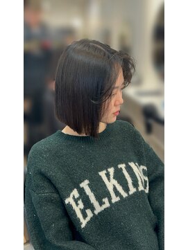 ジュノヘアージャパン 表参道(JUNO HAIR JAPAN) 黒髪/クラゲヘアー/オリーブグレー/小顔/ココアベージュ/渋谷