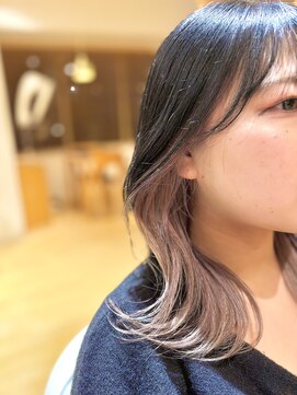 オーガニックエコ 川越(organic+eco) 20代30代◎透明感グレージュインナーカラーくびれ