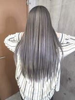 フォックス 四日市店(FOX)&nbsp;ヘアエクステ/ロング/イメチェン/ナチュラル/シルバーアッシュ