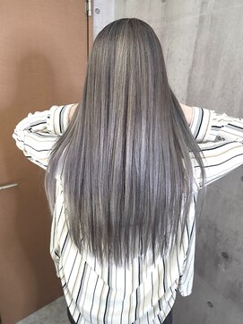 フォックス 四日市店(FOX) ヘアエクステ/ロング/イメチェン/ナチュラル/シルバーアッシュ