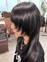ルネラトーキョー(RUNERA TOKYO) あいみょん風ウルフカットロングウルフ顔まわりレイヤーカット