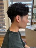 メンズ/フェザーパーマ/メンズショート