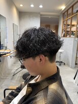 メンズクル(men's quru.)&nbsp;波巻きツイストスパイラルパーマ波巻きパーマ春日井駅勝川駅