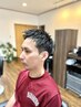 ★Men's cut+眉カット+シャンプー+ベーシックシェービング 4,300円