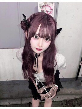 インク 渋谷(INK.) ミルクティーブロンドニュアンスウルフワンホンレイヤー渋谷