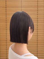 オーガニックエコ 川越(organic+eco)&nbsp;20代30代/ブリーチなし/チョコレートブラウン/切りっぱなしボブ
