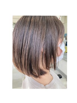 ベストヘアー 上本郷店 柔らかボブ×シアベージュ☆【松戸市　上本郷　BEST HAIR】