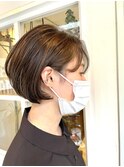 ミニボブ×ナチュラルハイライト