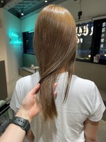 ロカリタ キョウト 河原町三条店(ROCAReTA kyoto)&nbsp;ブリーチなしmilk tea カラー