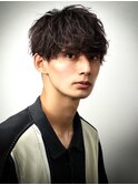 ルーズカールショート 【刈り上げツーブロックマッシュ】