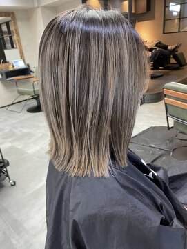 サニー 渋谷(SUNNY) グレーベージュニュアンスカラーアッシュミルクティー