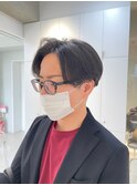 【翁長孝輔】韓国風センターパートマッシュ×黒髮ナチュラルヘア