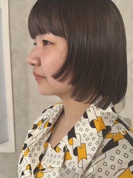 ハイプ(HYPE) 【Manae】顔まわりステップカットの前上がりボブ