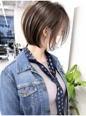 ハイライトバレイヤージュダブルカラーケアブリーチ30代40代