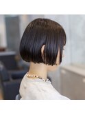 黒髪ミニボブ