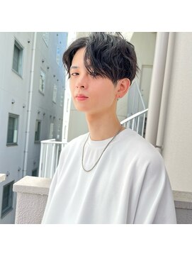 エストアール フクオカ 福岡博多店(est-r. Fukuoka) 福岡/博多/センターパート/ニュアンスパーマ