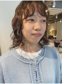 ミディアムのゆるふわパーマ