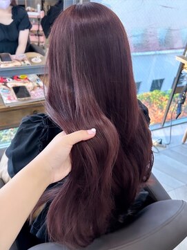 シエルバイアフロート(ciel by afloat) 〇ラベンダーカラー ブリーチなし 艶カラー