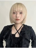 外国人のような透明感が人気のブロンドカラー