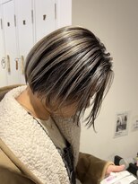 サロンドジョー(salon de joe)&nbsp;ケアブリーチダブルカラーインナーカラーハイトーン髪質改善