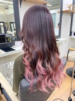 カノン(kanon)&nbsp;【kanon松戸】青木優歩　淡めピンクのグラデーションカラー