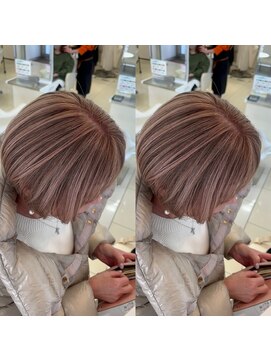 ショコララテ 30代40代50代脱白髪染めミルクティーベージュアンブレライツ