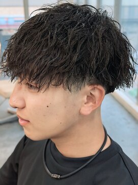 バース バイ ハピネス(BIRTH by happiness) 奈良men's緩め縦落ちツイストスパイラルパーマ