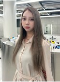 ハイトーンカーキベージュ/ブリーチカラー