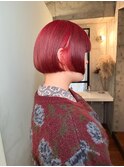 【諒】ミニボブ切りっぱなしボブカットぱっつんボブタッセルボブ