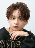 波巻きハーフアップコンマバング