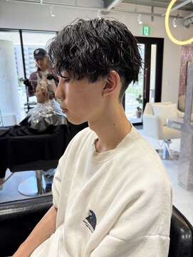 髪屋 紬 メンズ/メンズパーマ/メンズカット/波巻きパーマ