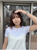 【ADORE横浜】パツっとボブ×髪質改善ストレートパーマ