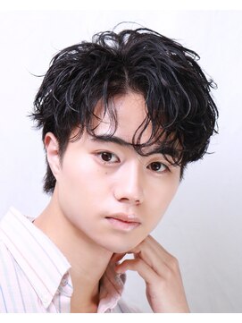 アイトーキョー 池袋(AI TOKYO) シャドウパーマ×ショートセンターパート/池袋/池袋駅