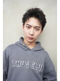 メンズスパイキーショートメンズパーマ