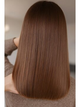 縮毛矯正+イルミナカラー+カット