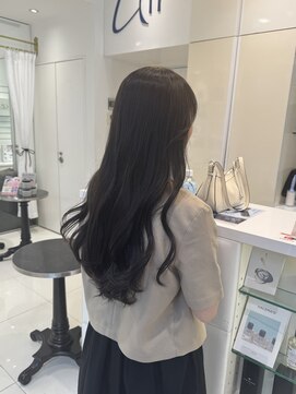 エアー 銀座タワー(AIR) グレージュ/ブリーチ無しカラー/ロング/透明感カラー