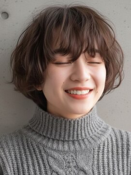 ”人気先取り”大人可愛いプードルボブ×ココアブラウン