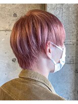 メンズファット バイ アプリーレ(Men's PHAT by Aprire)&nbsp;メンズカットナチュラルマッシュショートピンクカラー