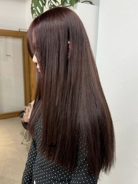 ラベンダーカラー　× ブリーチなしWカラー