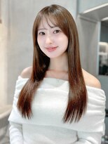 ロンドクレール 川崎(Lond clair) 韓国顔周り/ハイレイヤー/ミディアムレイヤーカット/川崎109