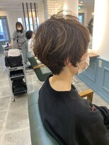 ジルチ ヘアー(Zilch hair) 白髪ぼかしハイライト/ショートカット/40代50代/【西長堀駅】