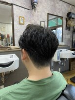 アールズ ヘア(R's hair)&nbsp;MEN’S HAIR/サーフカール/刈り上げセンターパート/印西