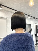 イデアル(Ideal)&nbsp;ボブ/ミニボブ/切りっぱなしボブ/前下がり/前下がりボブ/韓国