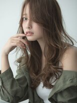 リソラ 池袋(LiSora)&nbsp;ミルクティーブロンド/デジタルパーマ/ダークブルー[池袋]