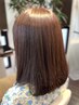 カット＋クオライン縮毛矯正＋ヘアカラー＋トリートメント　￥28050→