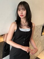 アクシス 栄店(`AXIS)&nbsp;馬渕ミルクティーブロンド/ダークブルー/デジタルパーマ/栄
