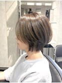 【Clair雲山】大人ショート×ミントグレージュ