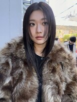 ザ スリック(THE SLICK) 縮毛矯正ロング。毎日ブローなしで決まる