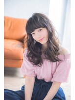 ミエル ヘア 新宿(miel hair)&nbsp;【miel hair新宿本店】フリンジバング×グレージュカラー