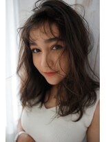 アリーズ シブヤ(ALLYS shibuya)&nbsp;大人かわいい ◆ クセ毛風無造作 ふわミディ